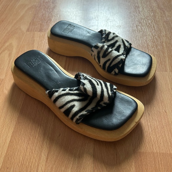 Y2K wooden slides / sandals - Picture 12 of 15